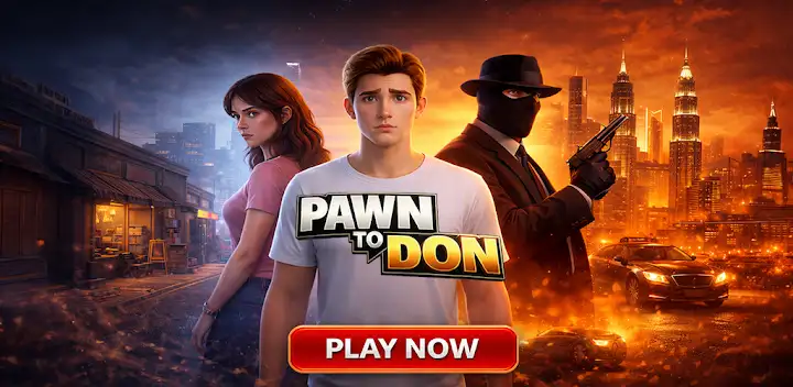 Pawn to Don Mafia Crime Story — Android game banner