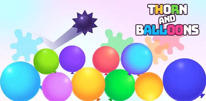 Thorn And Balloons: Bounce pop — Android game banner