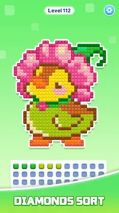 Diamond Coloring - Jewel Sort screenshot 3