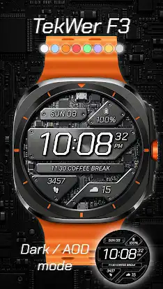 TekWer F3 Digital Watch Face screenshot 4