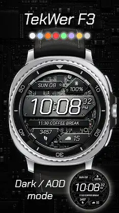TekWer F3 Digital Watch Face screenshot 2