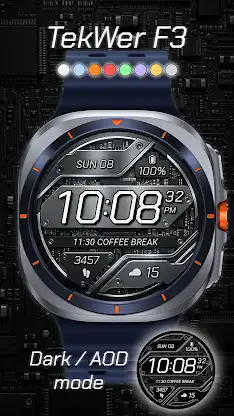 TekWer F3 Digital Watch Face screenshot 5