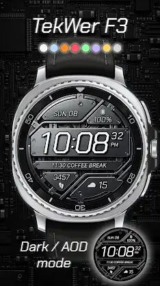 TekWer F3 Digital Watch Face screenshot 6