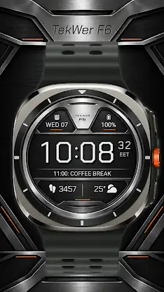 TekWer F6 Digital Watch Face screenshot 1