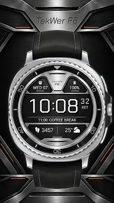 TekWer F6 Digital Watch Face screenshot 2