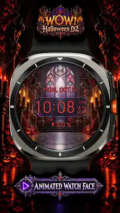 WOW! Halloween D2 Watch Face screenshot 3