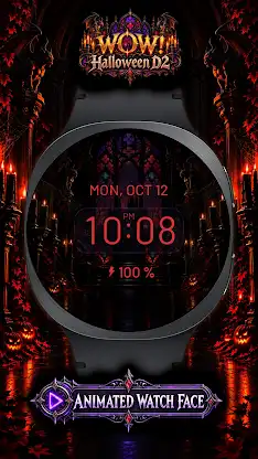 WOW! Halloween D2 Watch Face screenshot 4