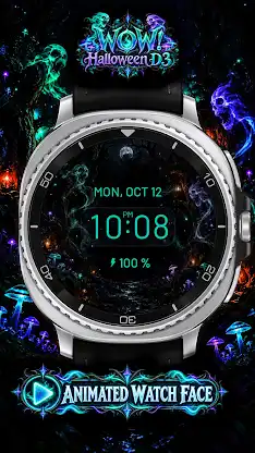 WOW! Halloween D3 Watch Face screenshot 2