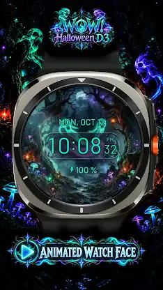 WOW! Halloween D3 Watch Face screenshot 3