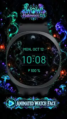 WOW! Halloween D3 Watch Face screenshot 4
