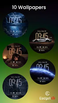 Depth Wallpapers Watch Face screenshot 2