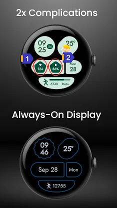 Material You Style Watch Face screenshot 5