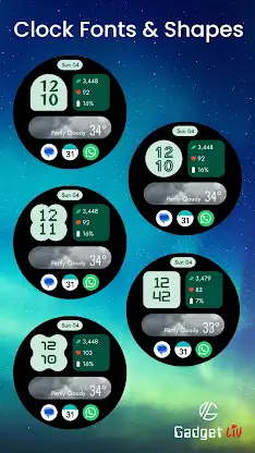 Material You Style 3 WatchFace screenshot 4