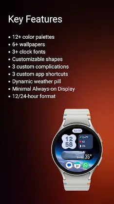 Material You Style 3 WatchFace screenshot 3