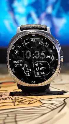 Paper Time 2 Watch Face screenshot 2