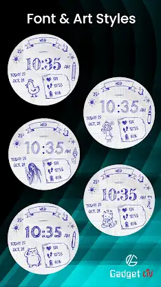 Paper Time 2 Watch Face screenshot 3