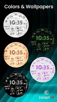 Paper Time 2 Watch Face screenshot 5