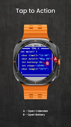 Retro C Compiler Watch Face screenshot 3