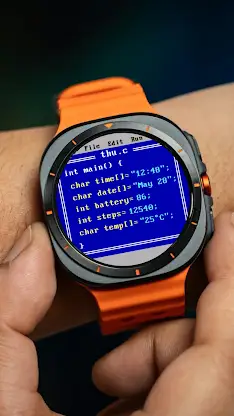 Retro C Compiler Watch Face screenshot 1