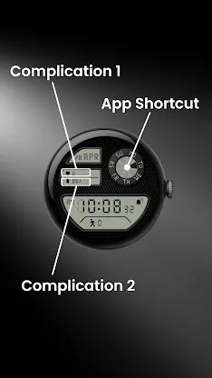 Retro Digital Watch Face: G02 screenshot 5