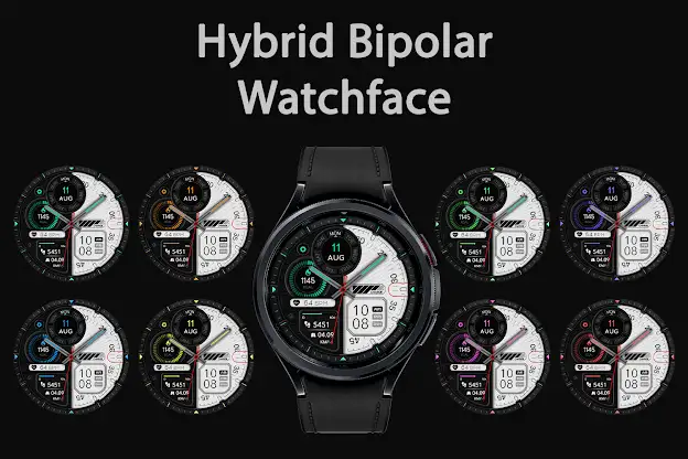 Hybrid Bipolar WS2 Watch Face screenshot 7