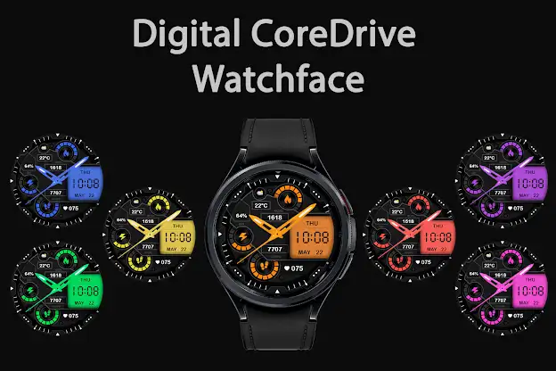 Digital CoreDrive Watch Face screenshot 3