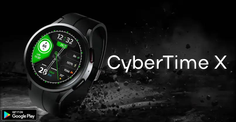 CyberTime X Watchface screenshot 1