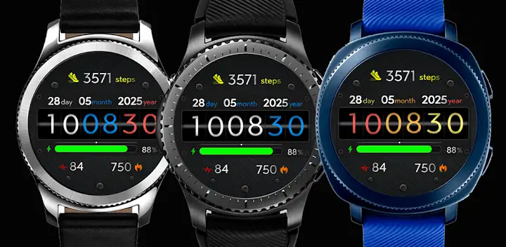 Animated FitRoller Wath Face — Android app banner
