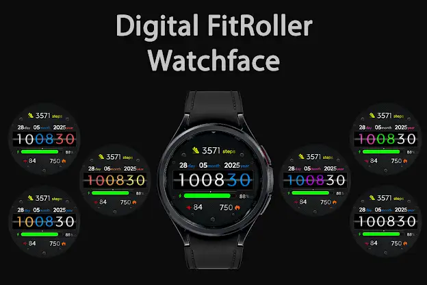 Animated FitRoller Wath Face screenshot 4