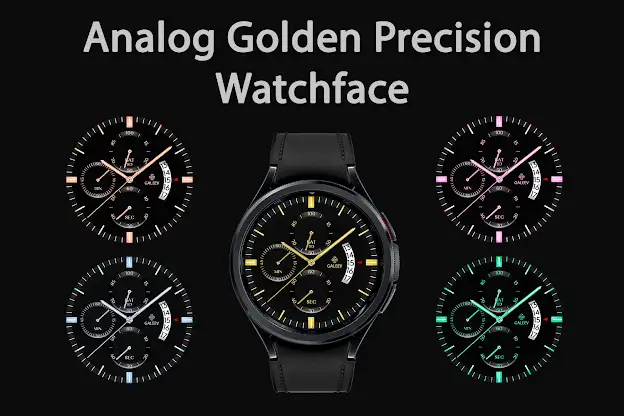 Golden Precision Watch Face screenshot 5