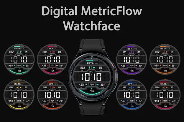 Digital MetricFlow Watch Face screenshot 7