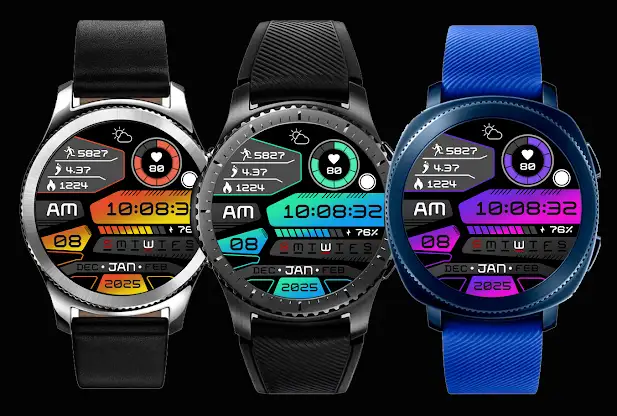 Digital Quantum HUD Watch Face screenshot 1