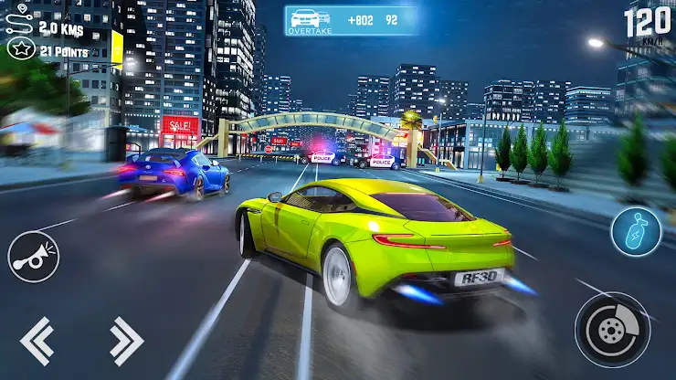 Real Highway Car Racing Game screenshot 1