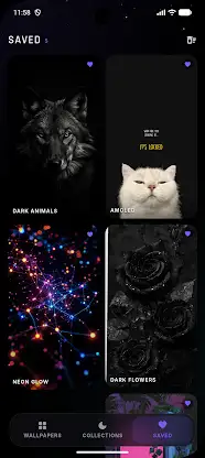 Dark Wallpapers 4K - AMOLED screenshot 1