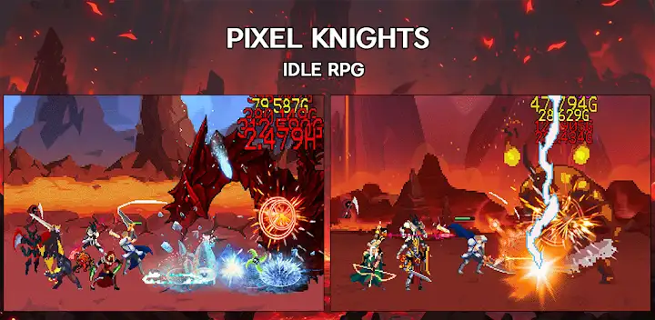 Pixel Knights — Android game banner