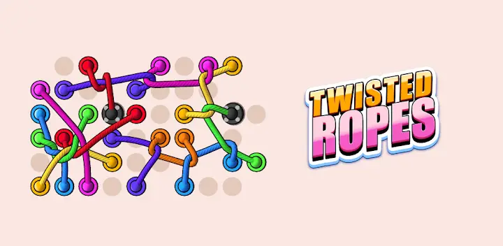 Twisted Ropes: Untangle 3D — Android game banner