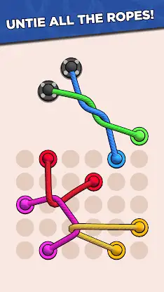 Twisted Ropes: Untangle 3D screenshot 2
