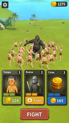 Troops vs Gorilla screenshot 2