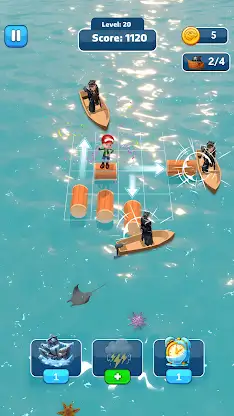 Pirate Attack - Wood Jam screenshot 3