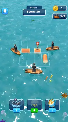 Pirate Attack - Wood Jam screenshot 1