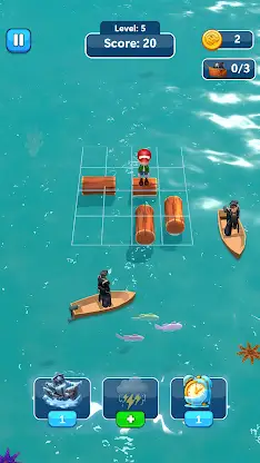 Pirate Attack - Wood Jam screenshot 2