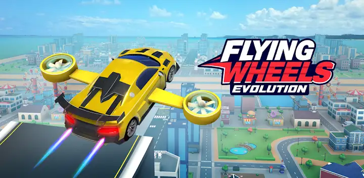 Flying Wheels Evolution — Android game banner
