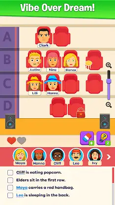 Seat It Right - Logic Puzzle screenshot 3