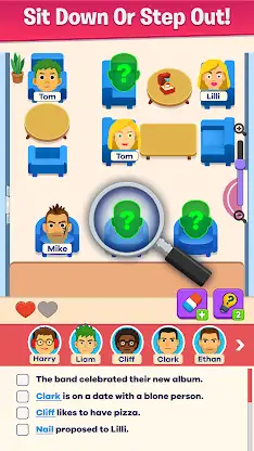 Seat It Right - Logic Puzzle screenshot 2