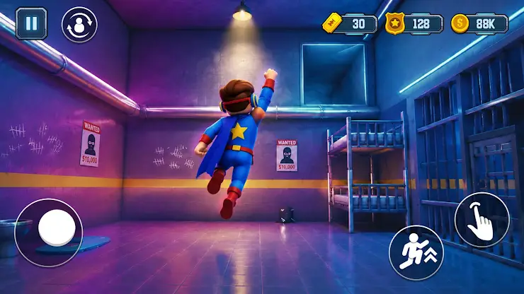 Super Rope Hero: Prison Break screenshot 1