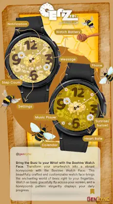 Beehive Watch Face screenshot 2