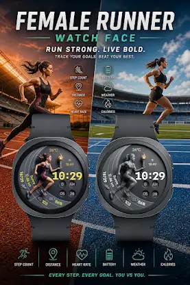 Female Runner: Wear OS Watch screenshot 5