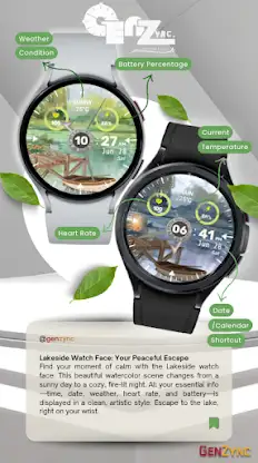 Lakeside Watch Face screenshot 3