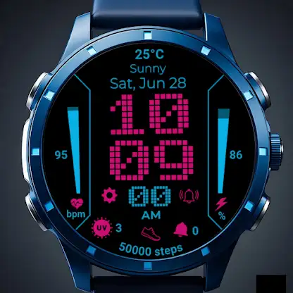 Pixel Pulse: Retro Watch Face screenshot 1