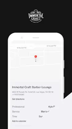 Immortal Craft Barber Lounge screenshot 1